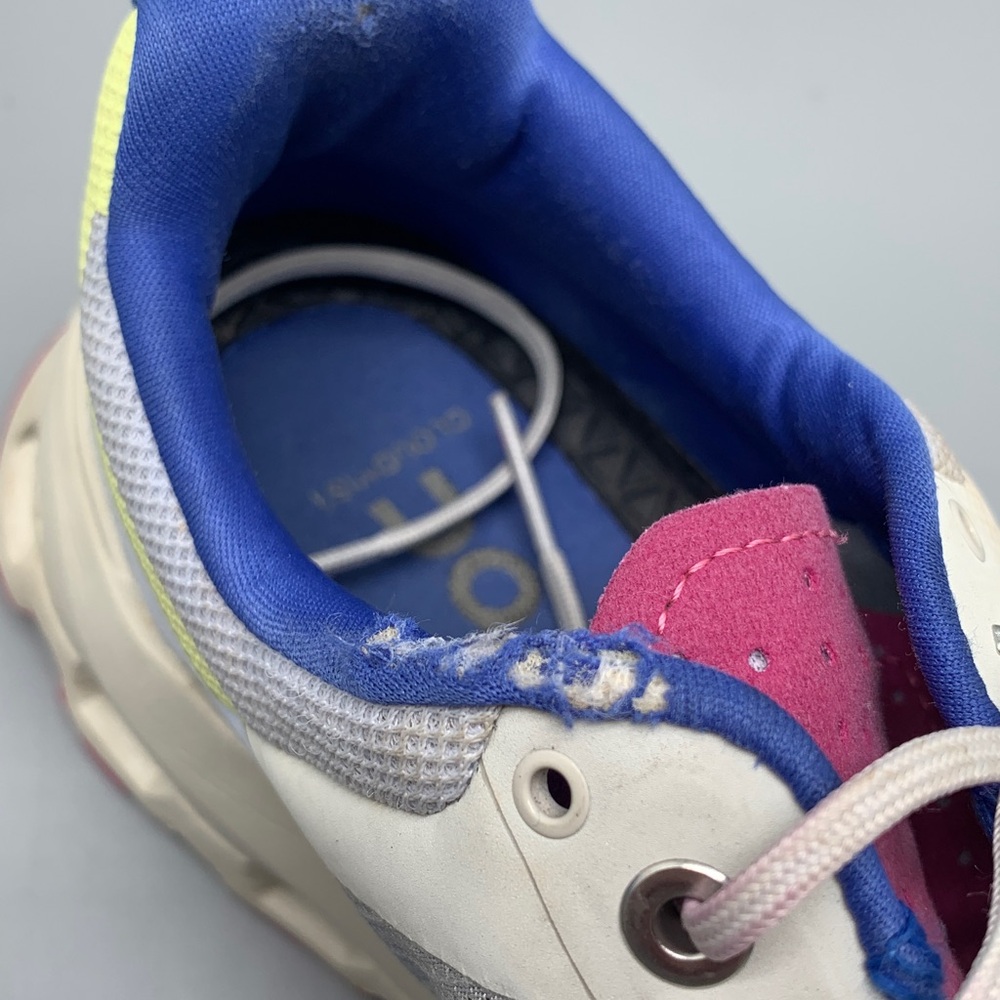 On Cloudventure Trail Pink Blue Running Shoes Women's Sz‎ 8 - Picture 11 of 11